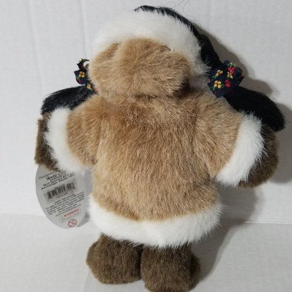 Artic Circle Alaskan Friends Eskimo 8" Soft Plush Doll with pom poms - Picture 10 of 10